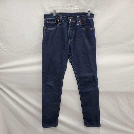 Levi Strauss Original 512  MN's Zipper Dark Blue Denim Jeans Size W 30 X L 32 image number 1