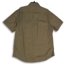 NWT Rock & Republic Mens Khaki Spread Collar Short Sleeve Button-Up Shirt Sz XL alternative image