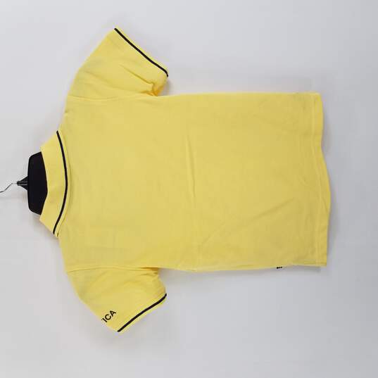 Nautica Boys Yellow Polo Shirt 5 NWT image number 2