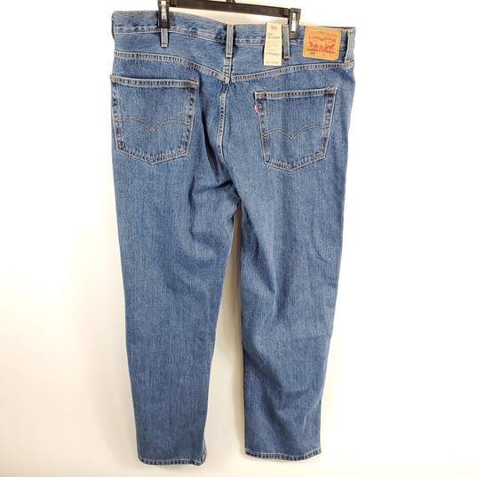 Levi's Men Blue Relaxed Straight Jeans Sz 44 NWT image number 2