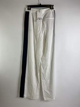 ZARA Women White Dress Pants XS alternative image