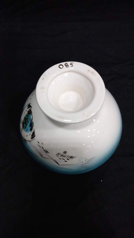 Hand Painted Japanese Polar Bear Rice Bowl image number 4