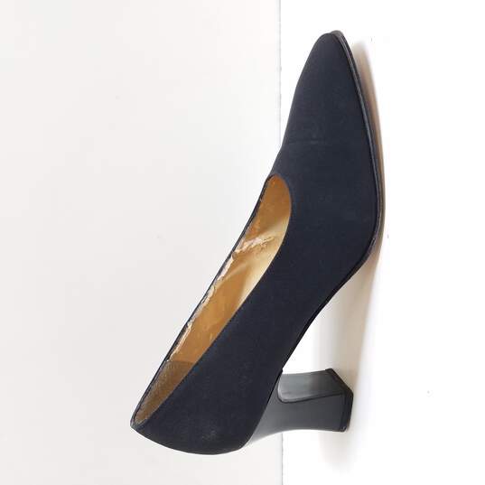 Vintage Sesto Meucci Women's Black Pump Heels Size 5.5 image number 1