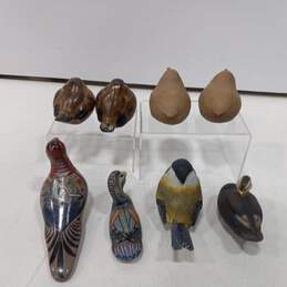 8pc Assorted Bird Small Figurines alternative image