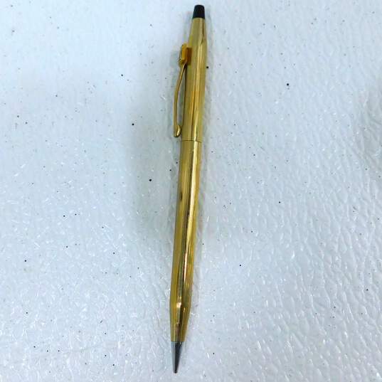Vintage Cross Gold Filled Ballpoint Pen & Mechanical Pencil Set W/ Case image number 6