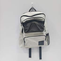 Steve Madden Off White 2pc Backpack & Zip-Up Bag