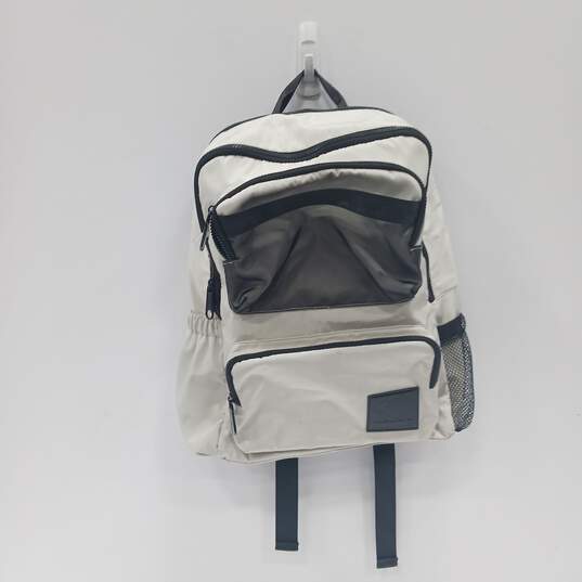 Steve Madden Off White 2pc Backpack & Zip-Up Bag image number 1