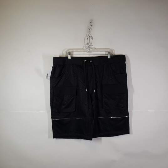 NWT Mens Regular Fit Drawstring Waist Pockets Athletic Shorts Size 3XL image number 1