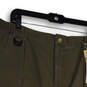 NWT Mens Green Flat Front Regular Fit Pockets Comfort Cargo Shorts Sz 42X7 image number 3