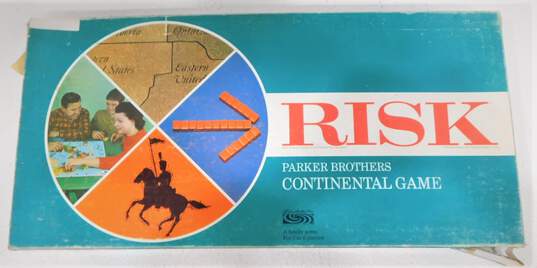 Vintage 1968 Risk Continental Board Game Parker Brothers image number 1