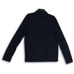 Michael Kors Mens Black Long Sleeve Spread Collar Golf Polo Shirt Size M alternative image