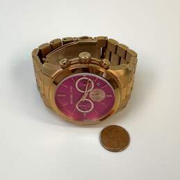 Designer Michael Kors Runway MK-5931 Gold-Tone Round Quartz Wristwatch alternative image