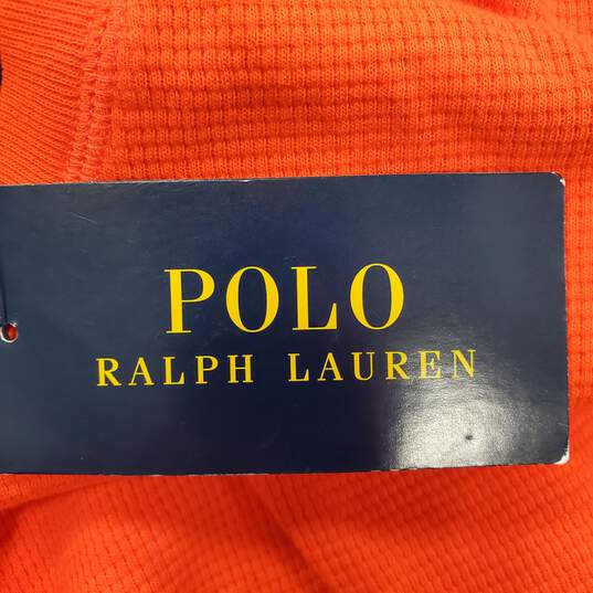 Polo Ralph Lauren Men Orange Long Sleeve L NWT image number 2