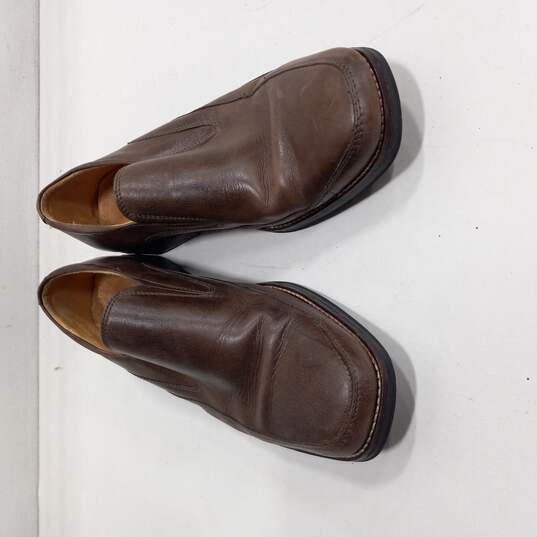 Moscoloni Brown Leather Loafer Sz 44 image number 2
