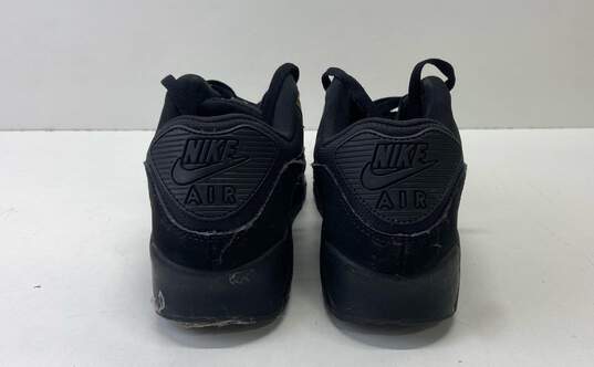 Nike Air Max 90 Essential Black Gold Athletic Sneakers sz 8.5 image number 4
