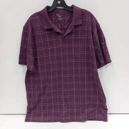 Van Heusen Purple Polo Shirt Size XL