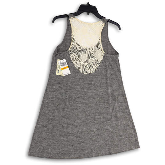 NWT Womens Gray Heather Sleeveless Scoop Neck Pullover Tank Top Size S image number 2