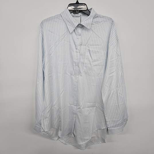 Striped Button Up Dress Shirt image number 1