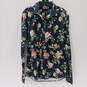 Men's Floral Button-Up Shirt Size Large image number 1