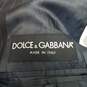 AUTHENTICATED MEN'S DOLCE & GABBANA NAVY STRIPED 2PC SUIT SIZE 52 image number 5