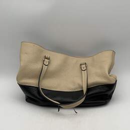 Kate Spade New York Womens Beige Black Bottom Stud Double Handle Tote Bag alternative image
