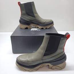 Sorel Brex Waterproof Platform Heeled Chelsea Boots Size 7 WITH BOX