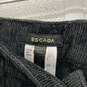 Womens Black Corduroy Dark Wash Pockets Flared Leg Chino Pants Size 42 image number 4