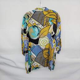 Union Bay Vintage Multicolor Rayon Button Up Shirt WM Size XL alternative image