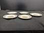 5PC Edwin M. Knowles China Bread & Butter Plate Bundle image number 3