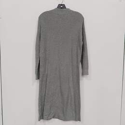 Banana Republic Women's Gray Cotton Blend Sweater Dress  Size M alternative image