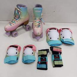 Roller Skate Size 42 w/ Protection Accessories In Box