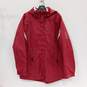 Columbia Women's Red/White Hooded Jacket Size XL image number 1