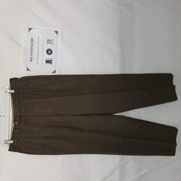 AUTHENTICATED MENS GUCCI DARK BROWN WOOL PANTS SIZE 50 (US 34)