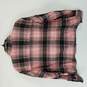 Levis Flannel Button Up Women Pink Black S image number 2