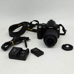 Nikon D60 DSLR Digital Camera W/ 18-55mm Lens Battery & Charger