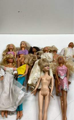 Bundle Lot Of 10 Dolls Barbie Mattel