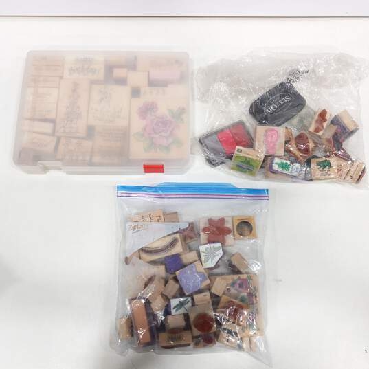 Lot of Assorted Rubber Stamps image number 1