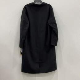 NWT Halogen Mens Black Peak Lapel Long Sleeve Overcoat Blazer Jacket Size 1X alternative image