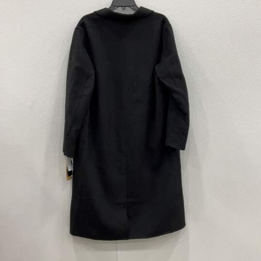 NWT Halogen Mens Black Peak Lapel Long Sleeve Overcoat Blazer Jacket Size 1X image number 2