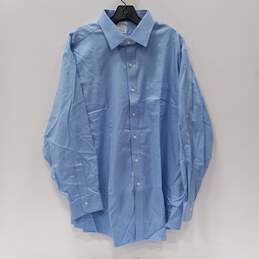 Brooks Brothers Men's Blue LS Regent Fit Button Up Dress Shirt Size 18-34 NWT