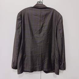 Men's Michael Kors Brown/Purple Suitcoat Size Medium alternative image
