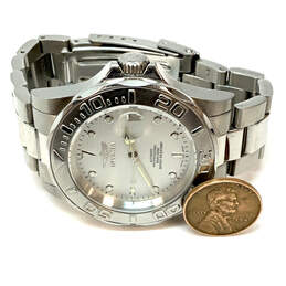 Designer Invicta Silver-Tone Date Indicator Round Dial Analog Wristwatch alternative image