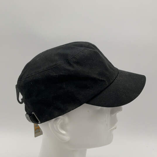 NWT Womens Black Adjustable Snapback Classic Baseball Cap One Size image number 4