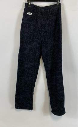 No Fear X H&M Womens Black Gray Cotton Dark Wash High Rise Straight Jeans Size 4 alternative image