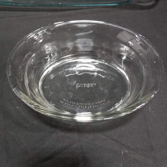 Pyrex Clear Bake Dish & Bowls Assorted 4pc Lot image number 3