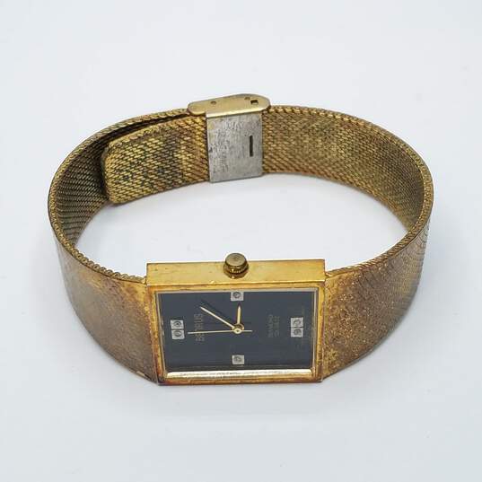Vintage Benrus Diamond Quartz Stainless Steel Bracelet Watch image number 4