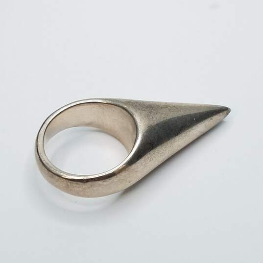 Sterling Silver Modernist Cone Sz 7 Ring 26.6g image number 4