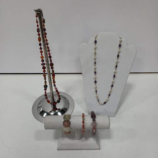 Bundle of Red and Brown Jewelry image number 1
