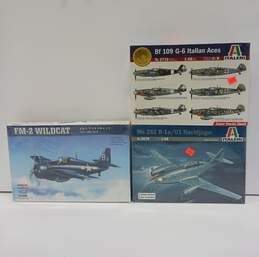 Bundle of 3 Assorted Military Airplane Model Kits NIB