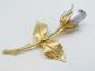 VNTG & Contemporary Napier Monet & Fashion Gold Tone Brooches 69.7g image number 4